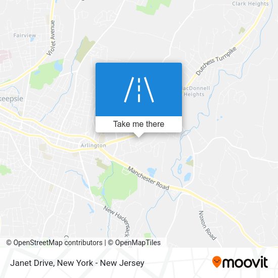 Janet Drive map