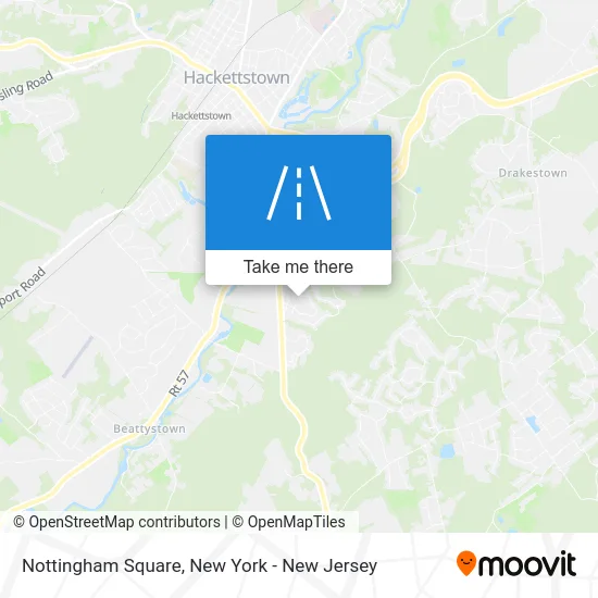 Nottingham Square map