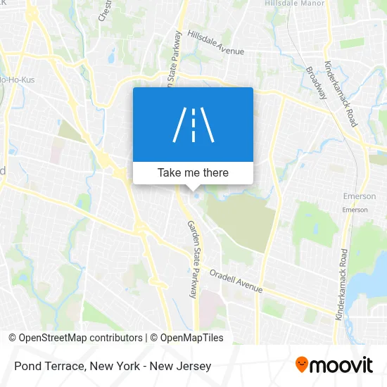 Pond Terrace map