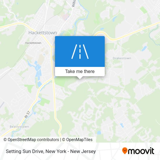 Mapa de Setting Sun Drive