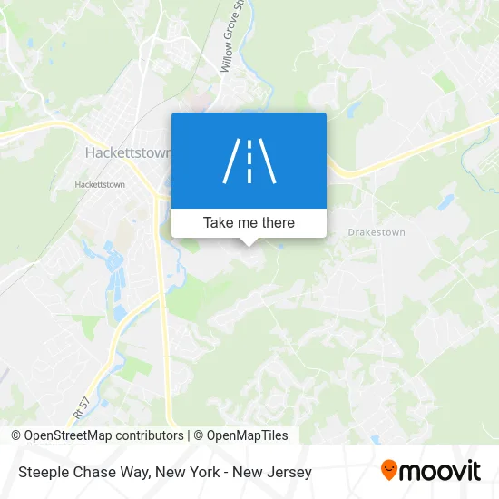Steeple Chase Way map