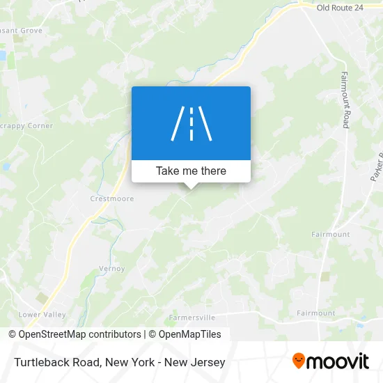 Turtleback Road map
