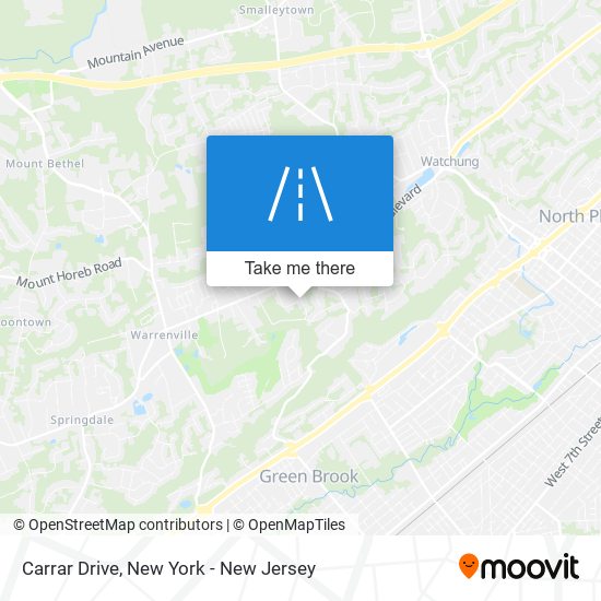 Mapa de Carrar Drive