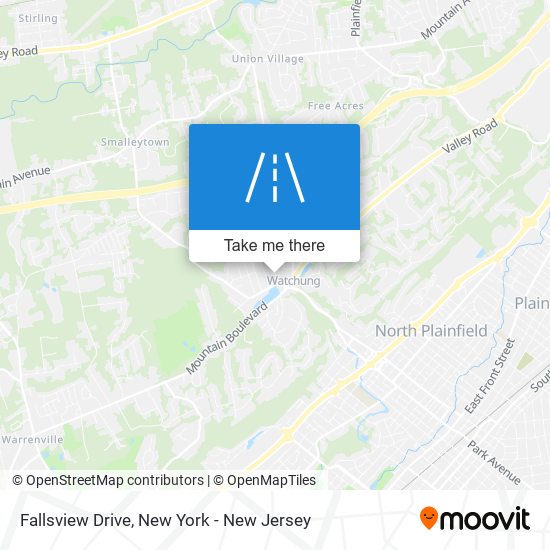 Fallsview Drive map