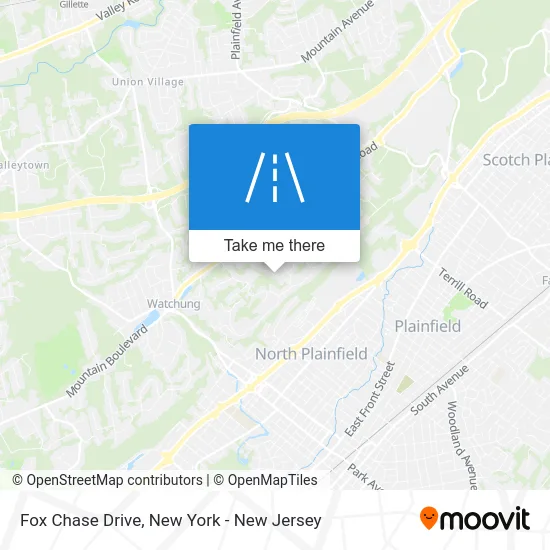 Fox Chase Drive map