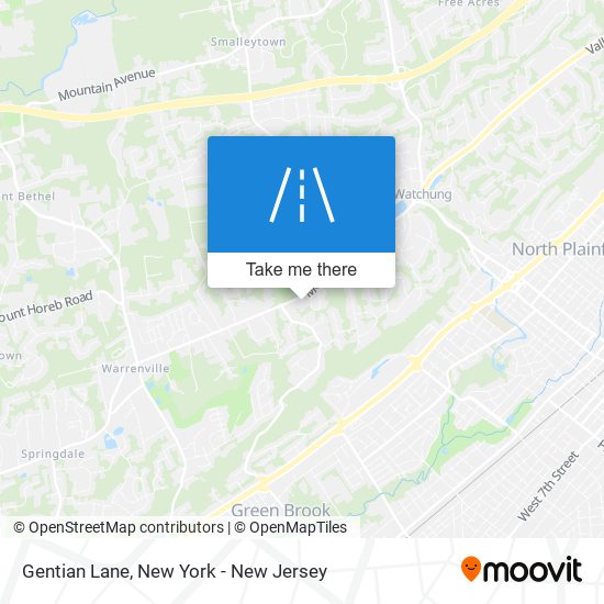 Mapa de Gentian Lane