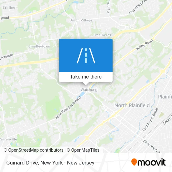 Guinard Drive map