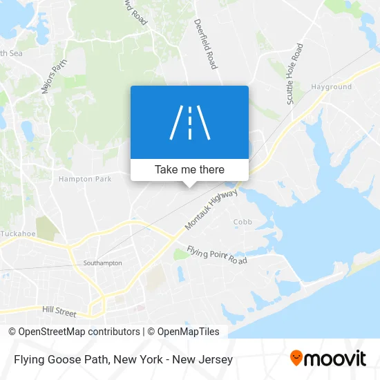 Flying Goose Path map