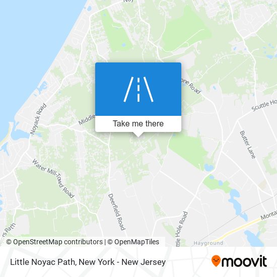 Mapa de Little Noyac Path