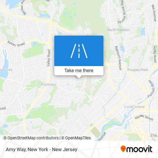 Amy Way map