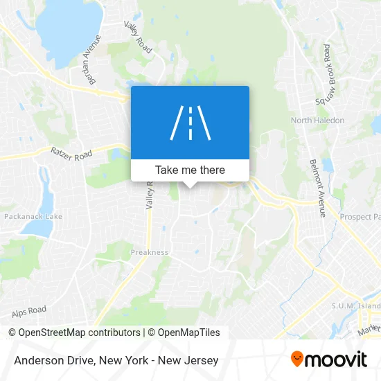 Anderson Drive map