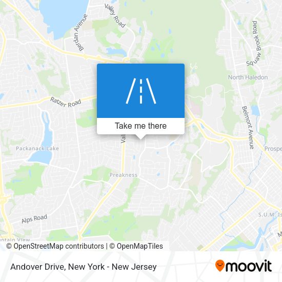 Andover Drive map