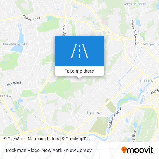 Mapa de Beekman Place
