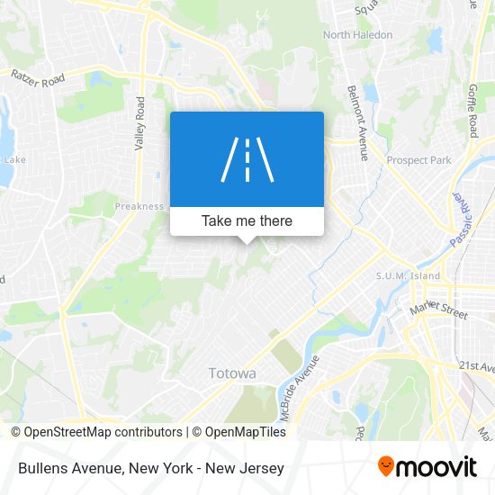 Mapa de Bullens Avenue