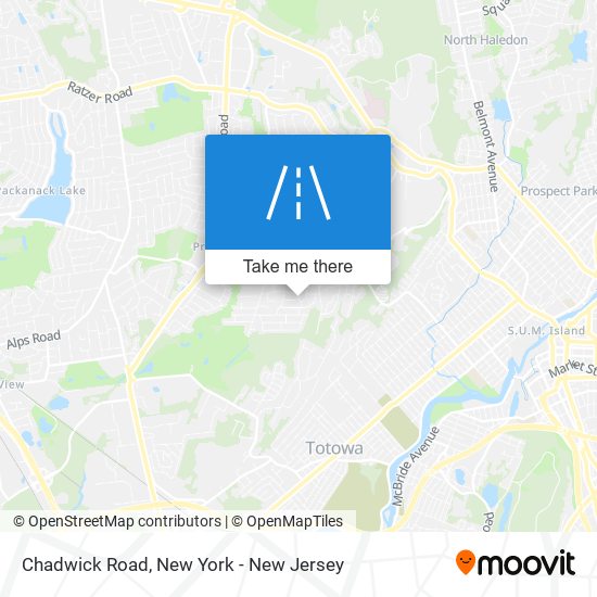 Chadwick Road map