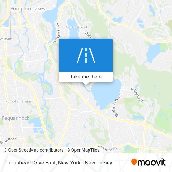 Mapa de Lionshead Drive East