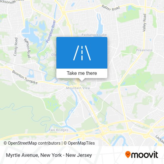 Mapa de Myrtle Avenue
