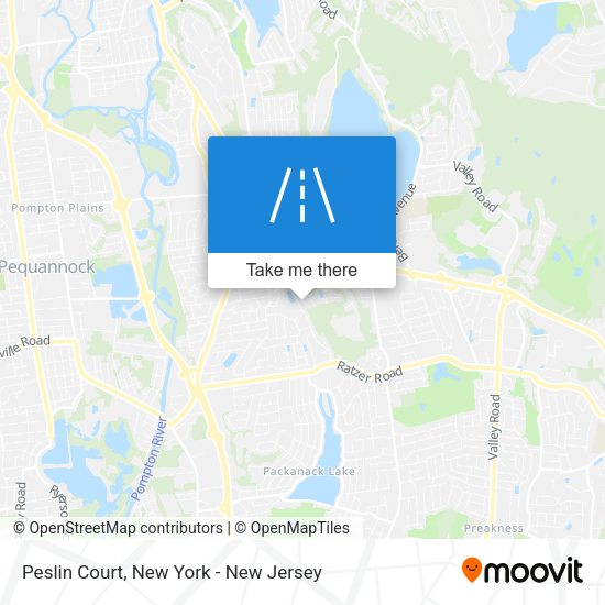 Mapa de Peslin Court