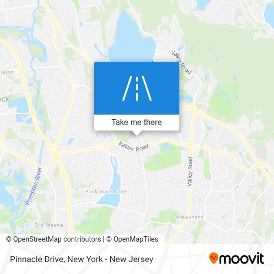 Pinnacle Drive map