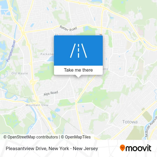 Pleasantview Drive map