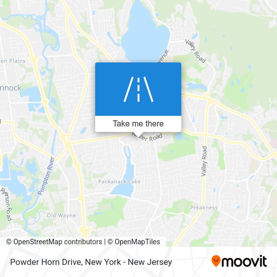 Mapa de Powder Horn Drive
