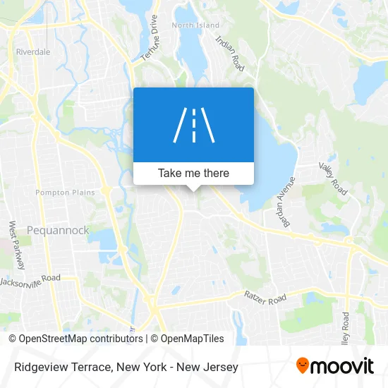 Ridgeview Terrace map