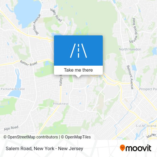 Salem Road map