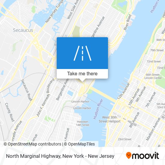 North Marginal Highway map