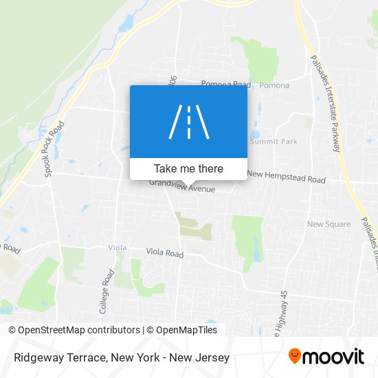 Mapa de Ridgeway Terrace