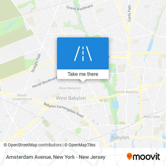 Amsterdam Avenue map