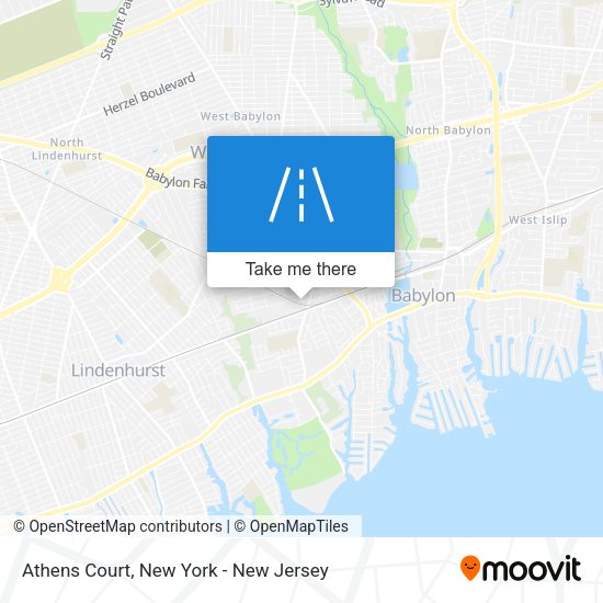 Mapa de Athens Court