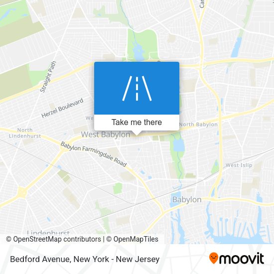 Mapa de Bedford Avenue