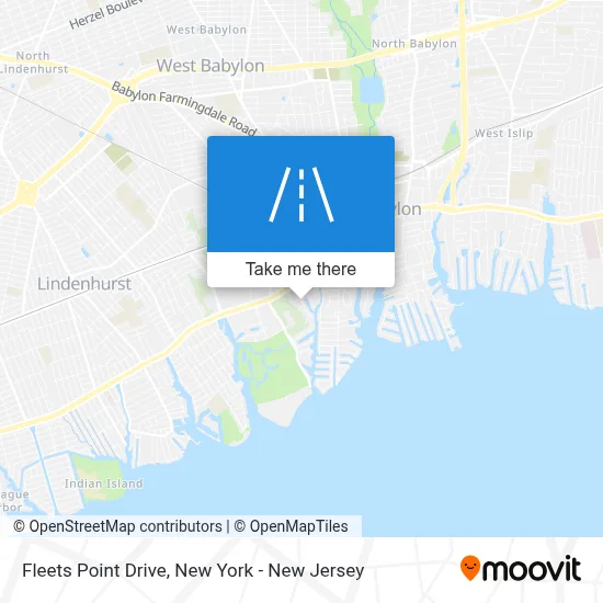 Fleets Point Drive map
