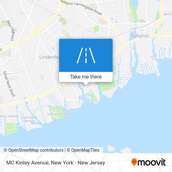 Mapa de MC Kinley Avenue
