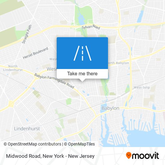 Midwood Road map