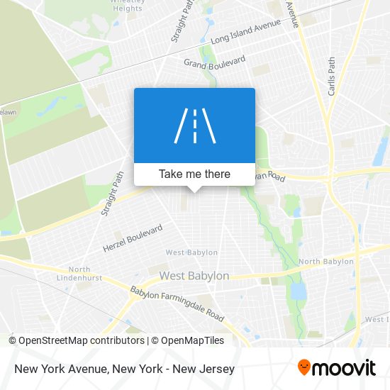 New York Avenue map