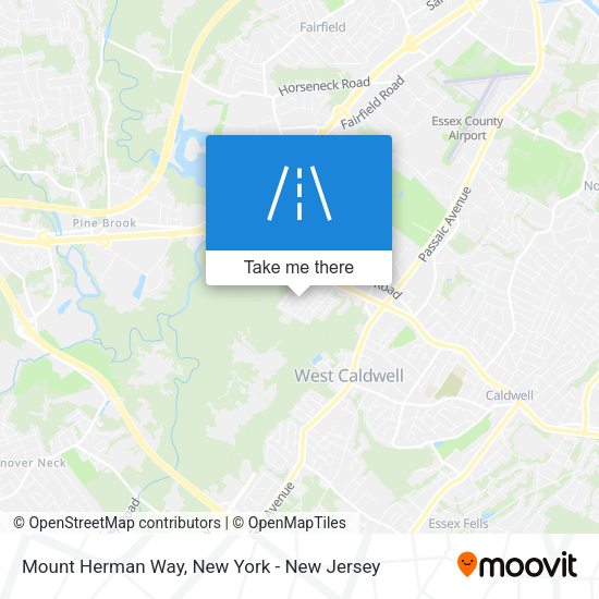 Mount Herman Way map