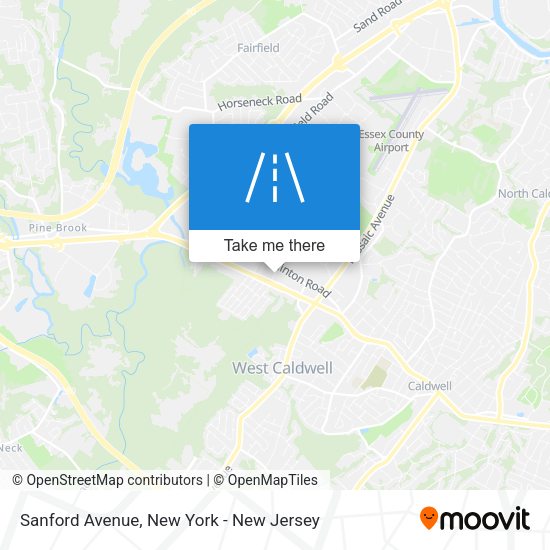 Mapa de Sanford Avenue