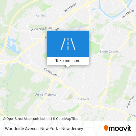 Mapa de Woodside Avenue