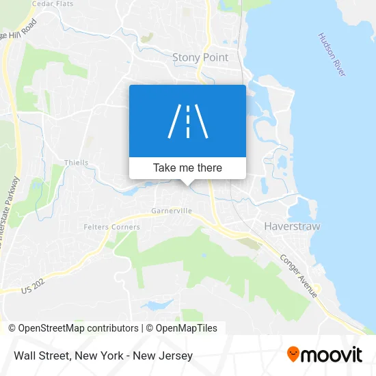 Mapa de Wall Street