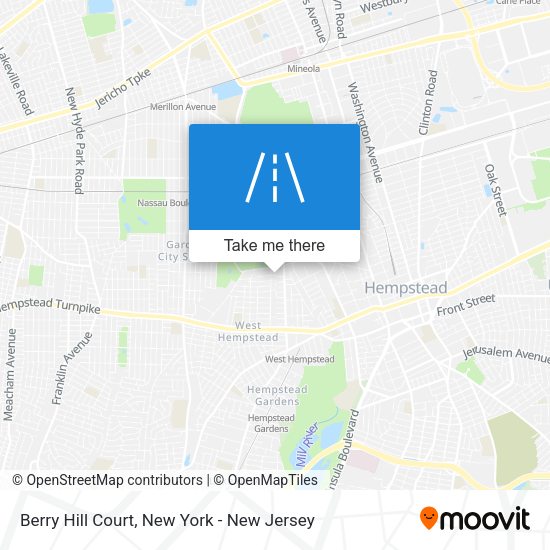 Mapa de Berry Hill Court