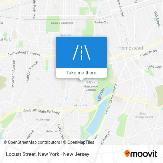 Locust Street map