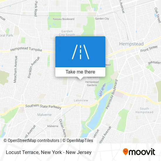Locust Terrace map