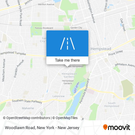 Woodlawn Road map