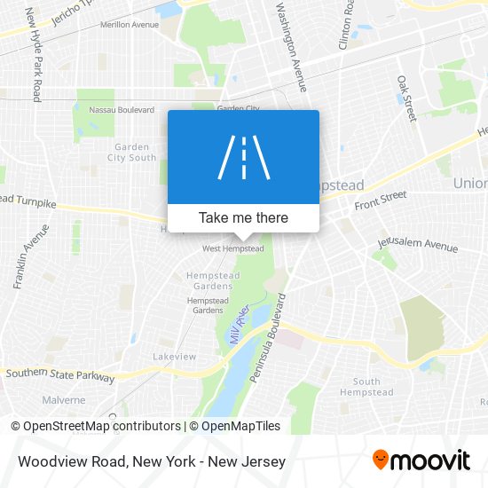 Woodview Road map