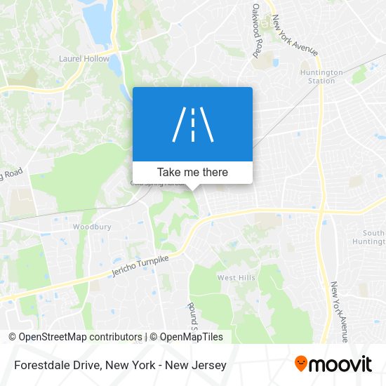 Forestdale Drive map