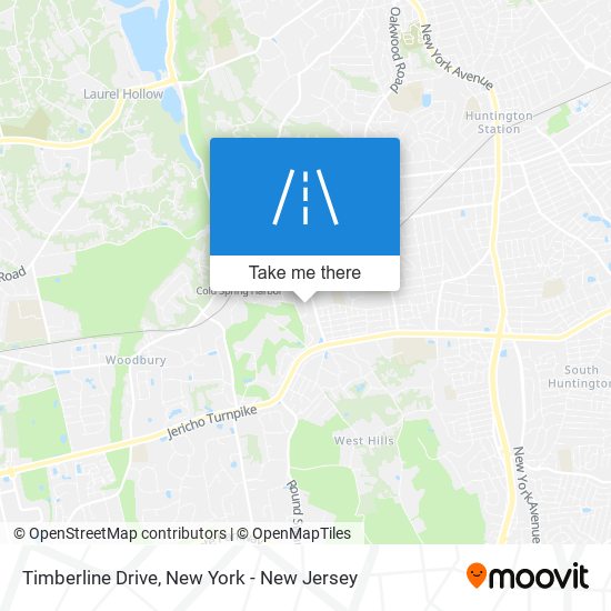 Timberline Drive map