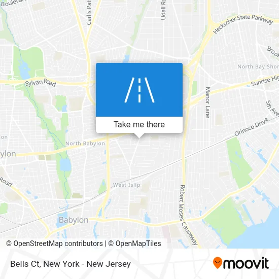Bells Ct map