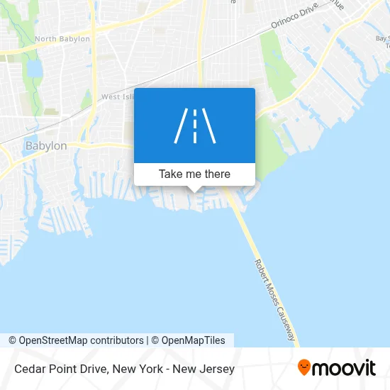 Cedar Point Drive map