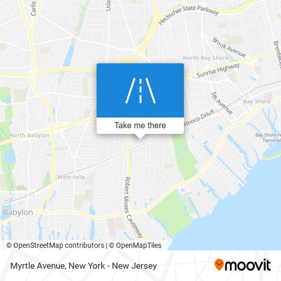 Mapa de Myrtle Avenue